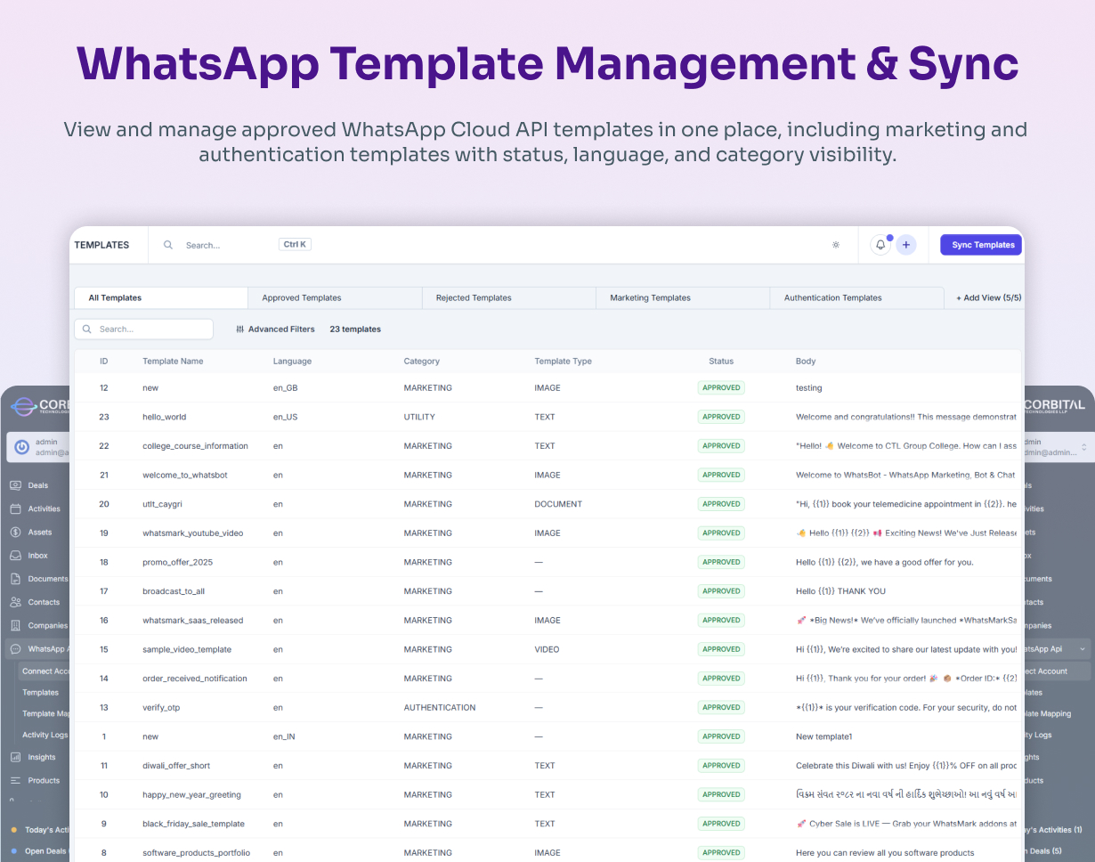 WhatsApp Cloud API Integration & Automation Module for Concord CRM - 2