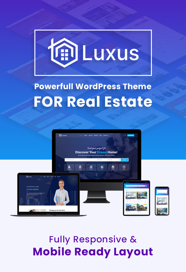  Luxus - Real Estate WordPress Theme