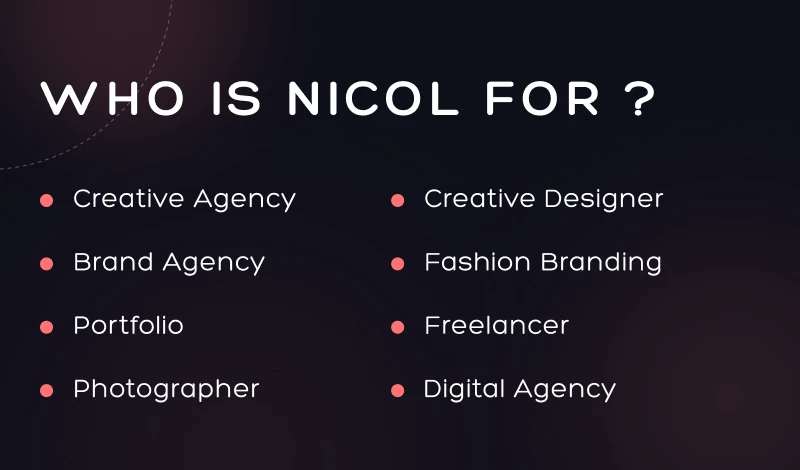 Branding Agency WordPress Theme | Nicol | Iqonic Design