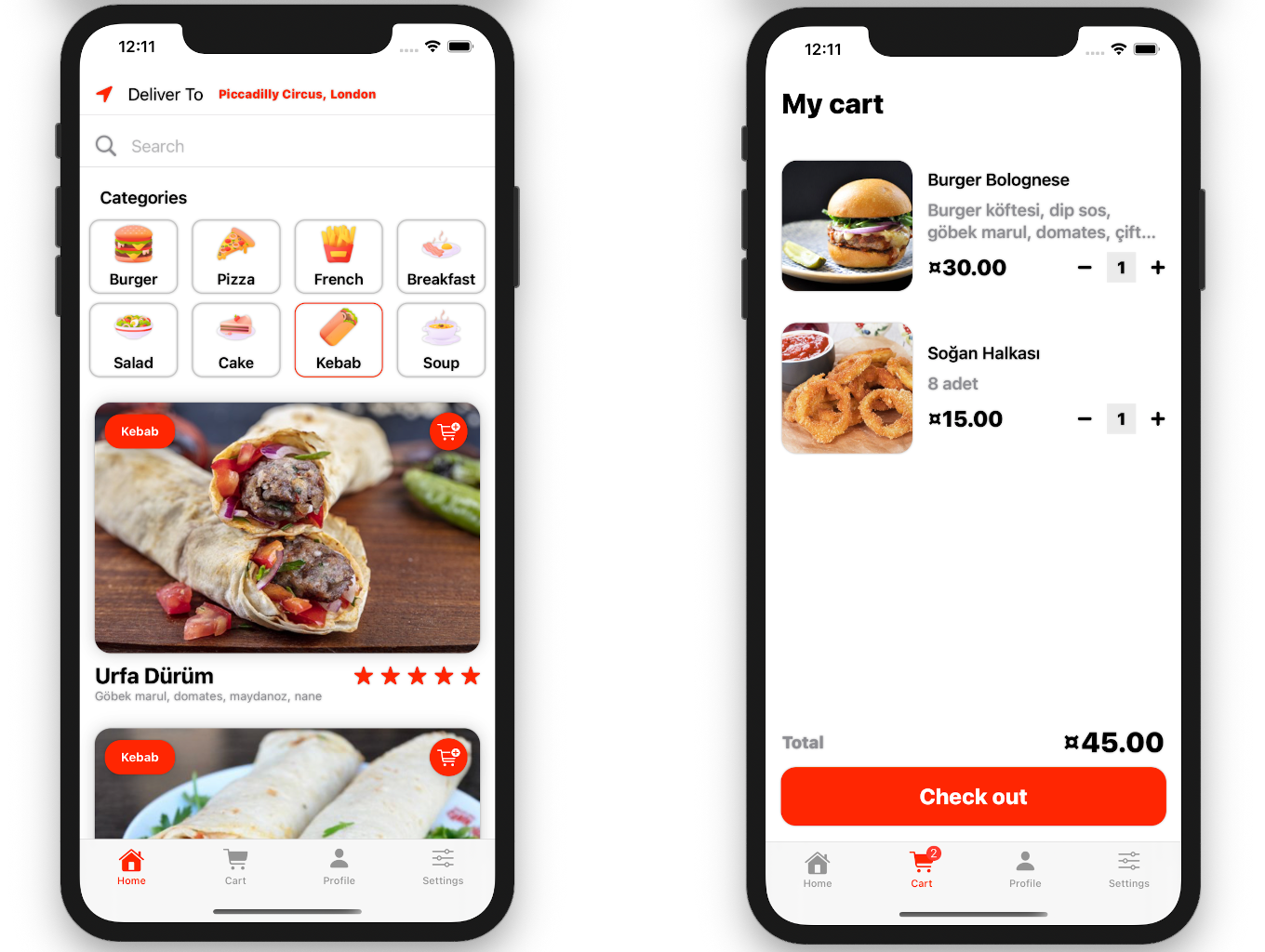 Food Order App | Full SwiftUI iOS Application - 2