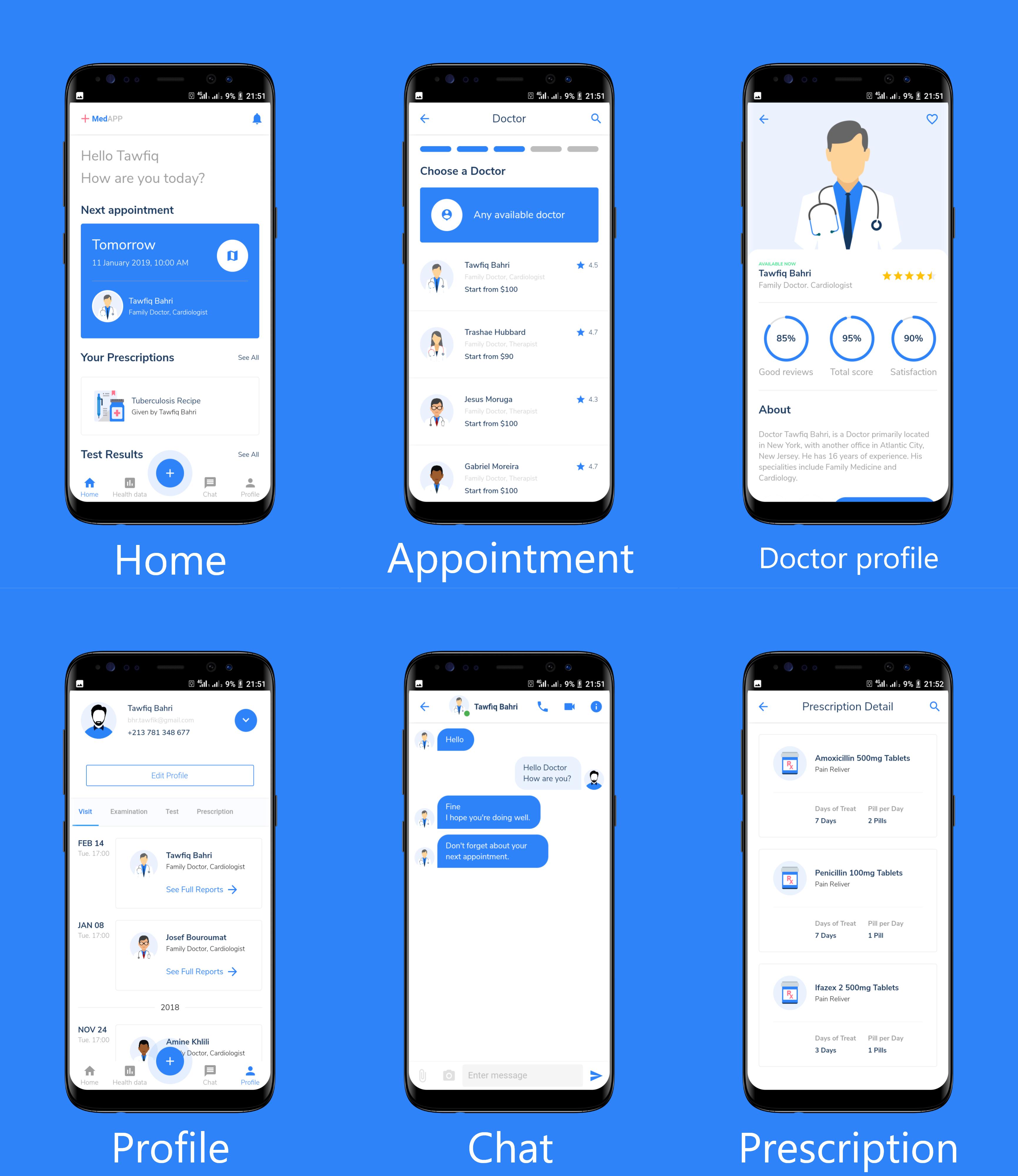 Flutter Medapp Medical Appointment Booking App Ui Free Download