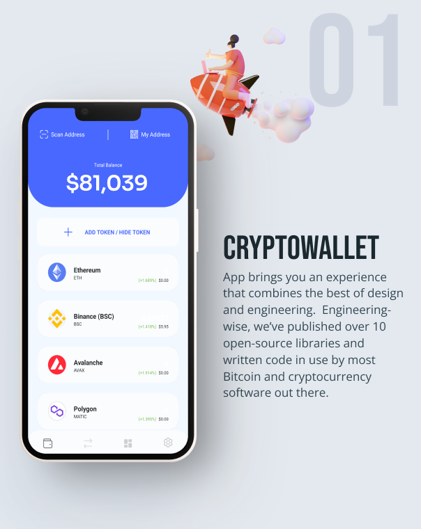 CryptoWallet PRO 2022 - Own Token - Dapp Browser - 6