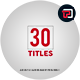 Modern Titles II - VideoHive Item for Sale
