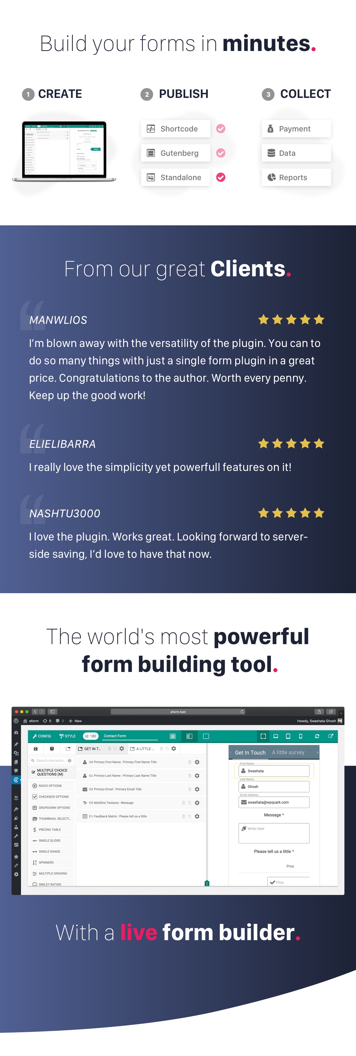 eForm - Construtor de Formulários WordPress