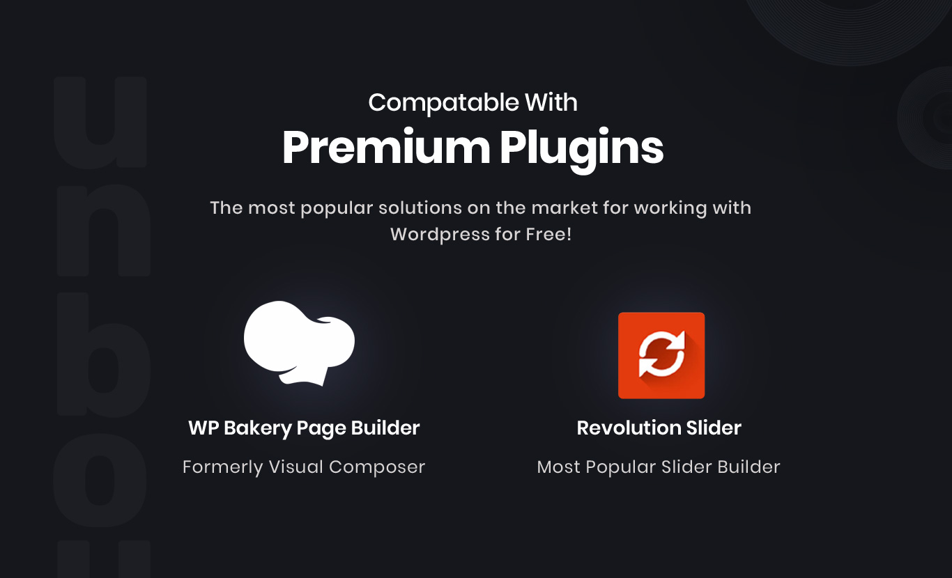Premium plugins included