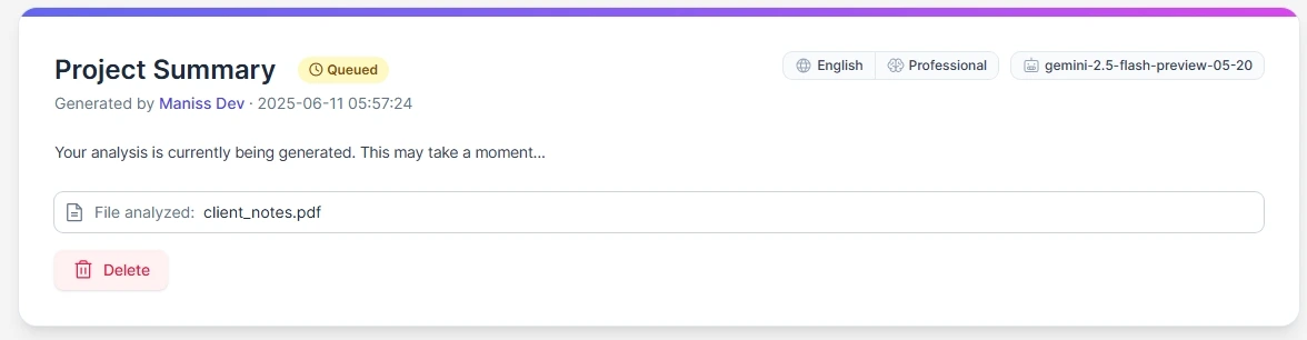 AI Analysis