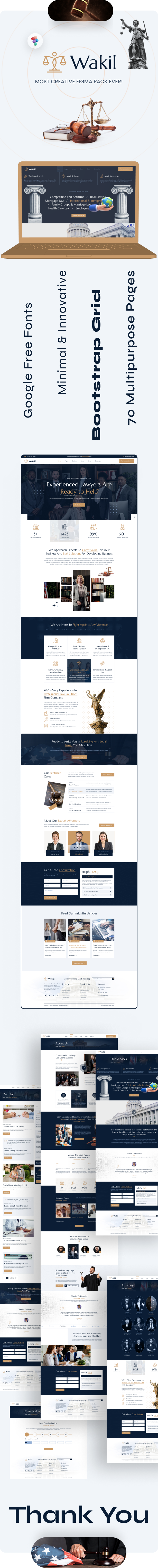 Lawyer & Attorney UI Theme - Wakil Law Firm - 3