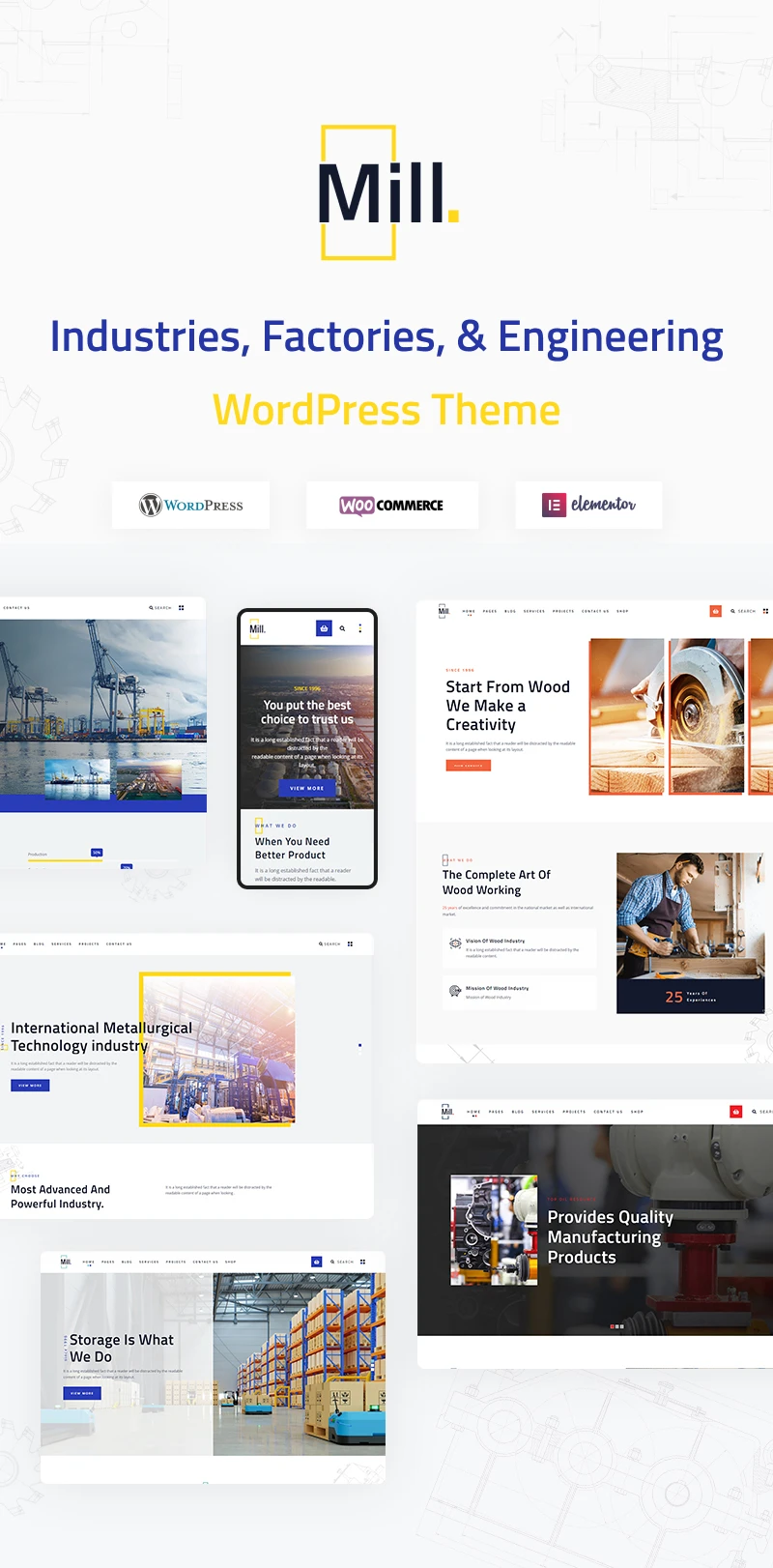 Mill | Industrial WordPress Theme - 5