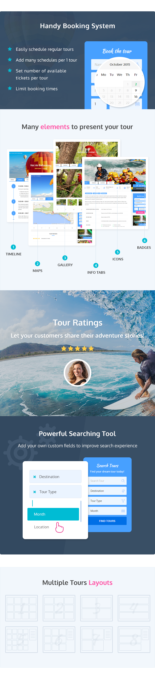 Adventure Tours - WordPress Tour/Tema de viagem - 3