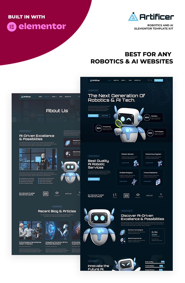 artificer home pages