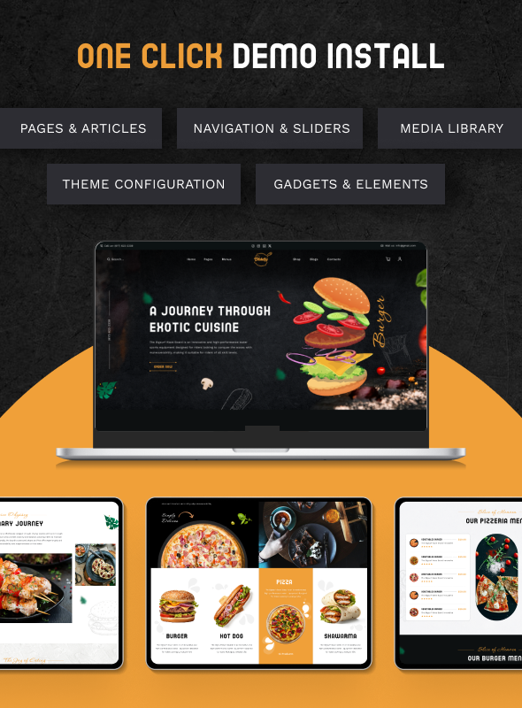 Dishify - Restaurant WordPress Theme