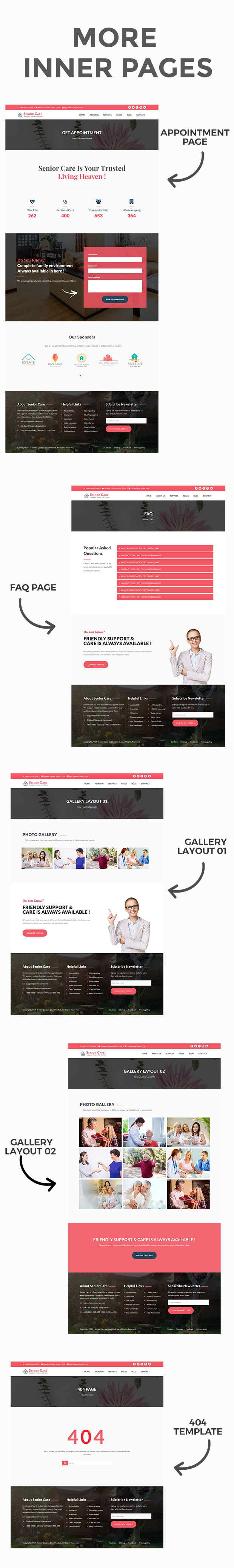 Senior Care - Elders Support HTML5 Template - 9