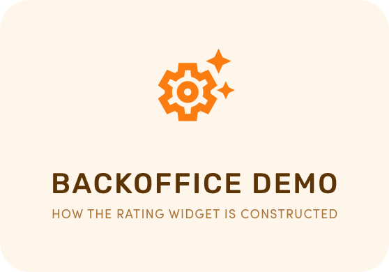 TotalRating WordPress rating plugin backoffice demo