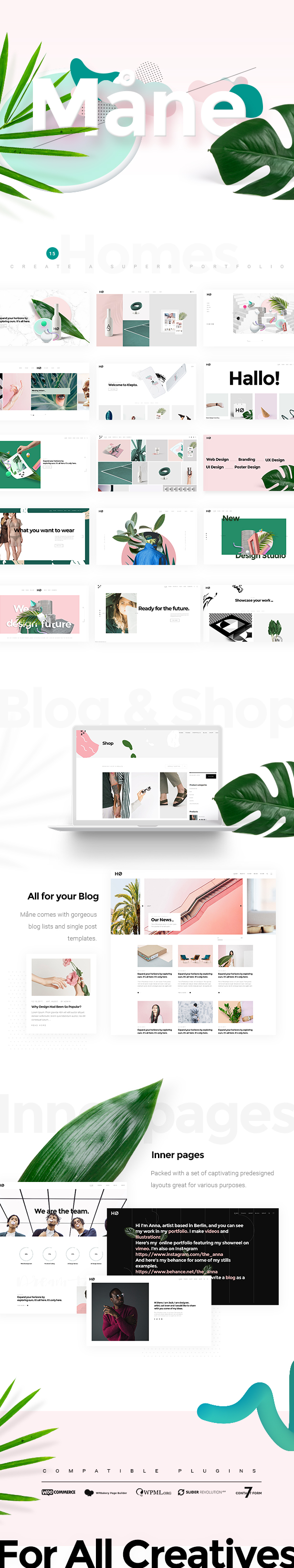 Måne - Creative Portfolio Theme - 1