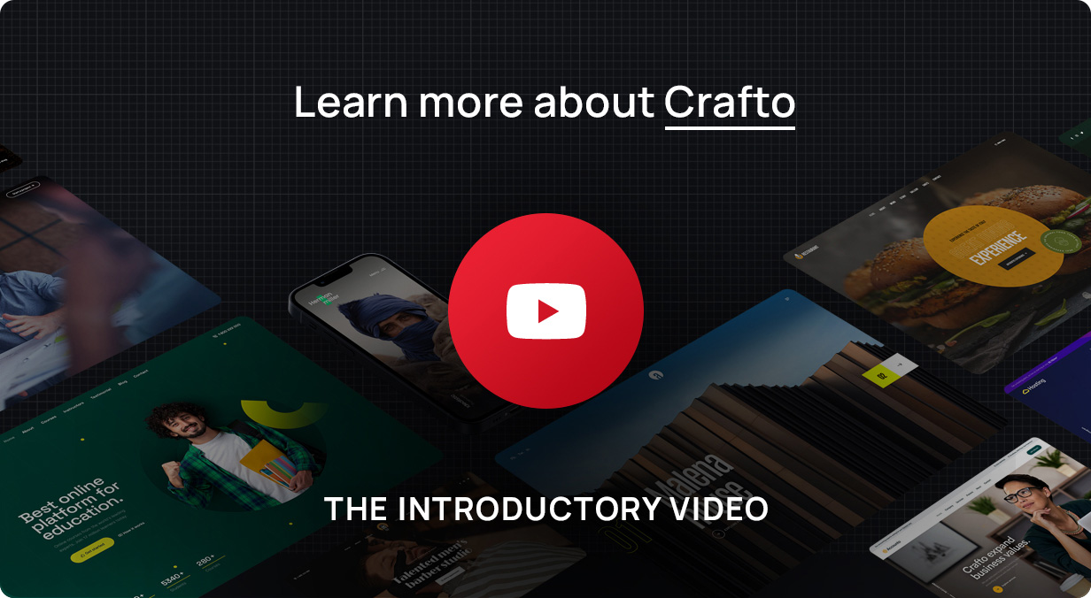 Crafto - The Multipurpose HTML5 Template