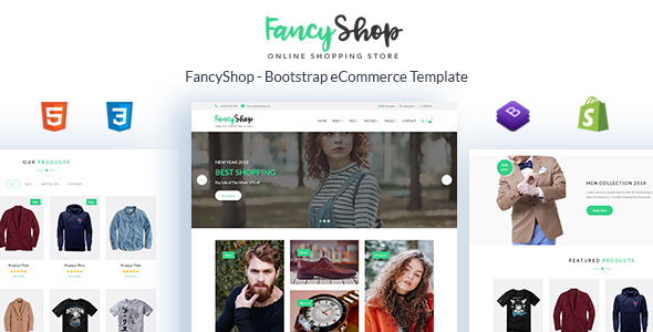 Fancyshop - Responsive & Multipurpose Bootstrap Sectioned Drag & Drop Shopify Theme