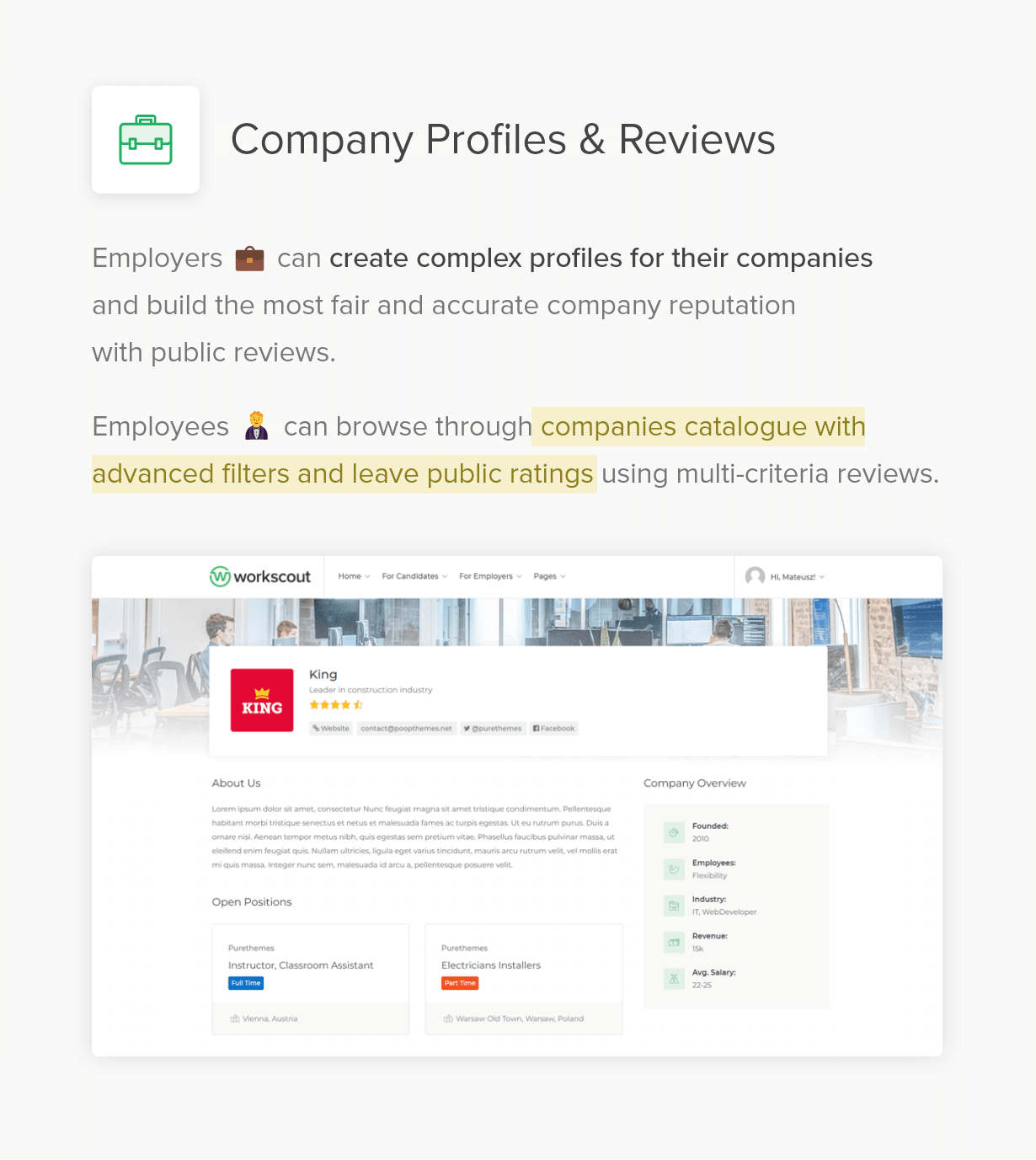 WorkScout - Job Board & Freelance Marketplace WordPress Theme - 15