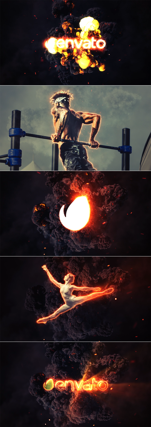 Fire Explosion Logo & Photo Animation - 5