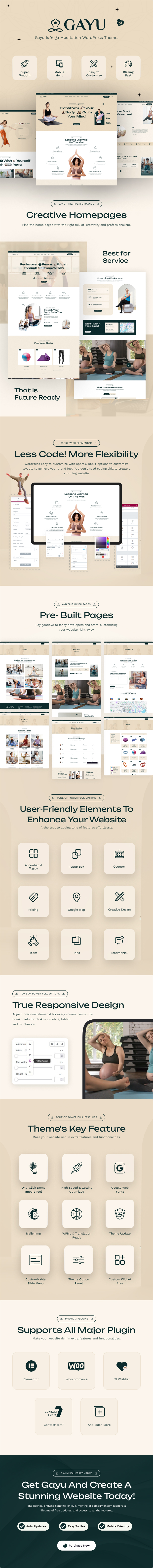 Gayu - Yoga WordPress Theme - 1