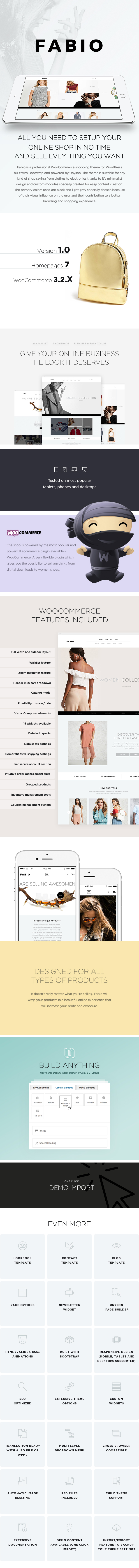 Fabio WooCommerce Shopping Tema