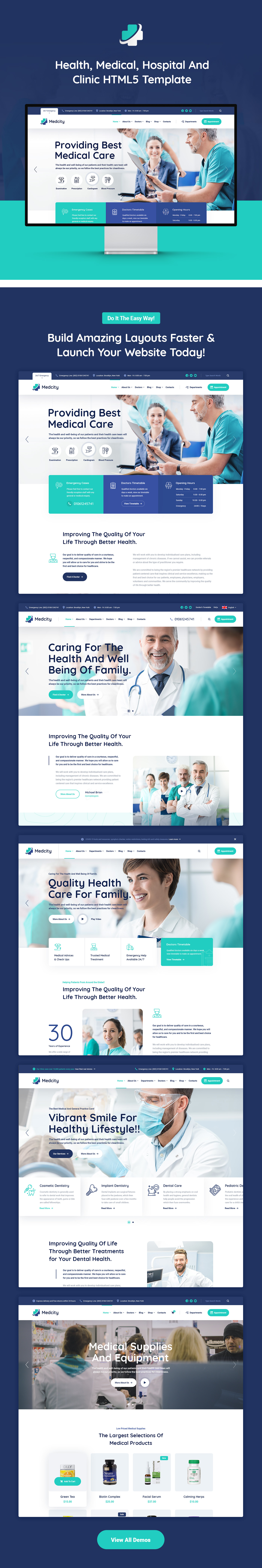 Medcity - Health & Medical HTML5 Template - 5