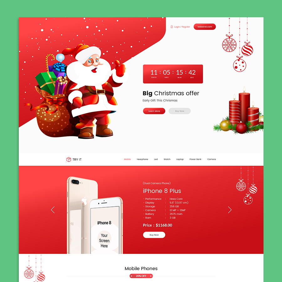 Tryit - Product Offer Landing Pages HTML Template - 3