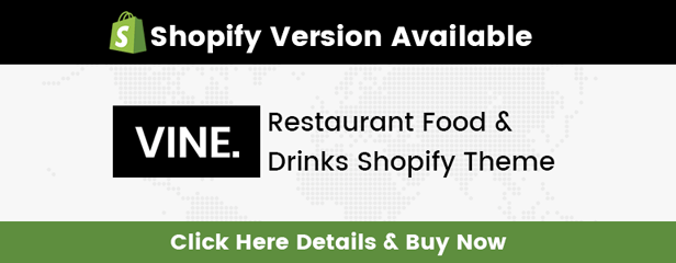 Vine Shopify Theme Version Available