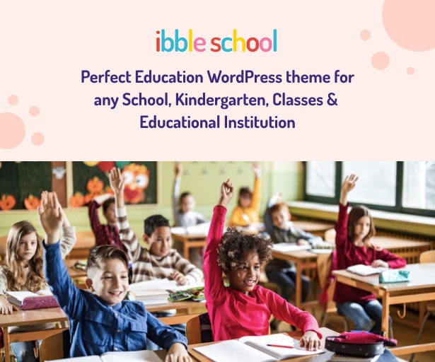 Ibble School - Best Education WordPress Themes