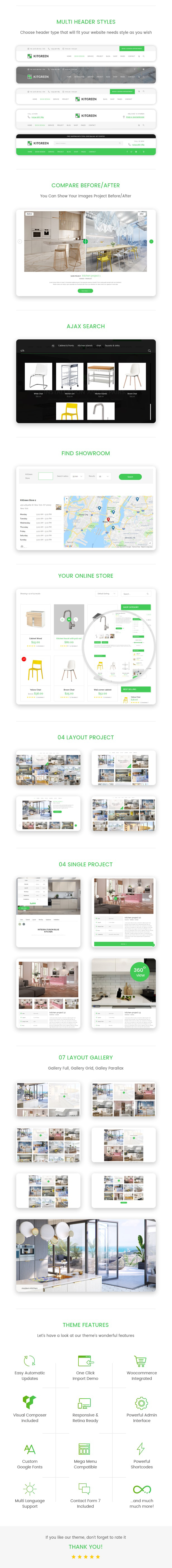 Modern Kitchen & Interiror Design WordPress Theme