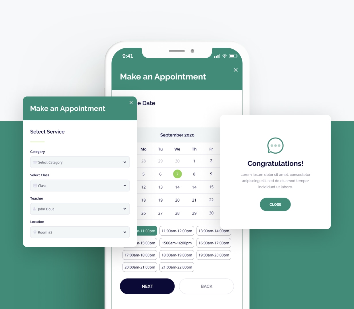 Mobile-friendly Booking Widget & Availability Calendar
