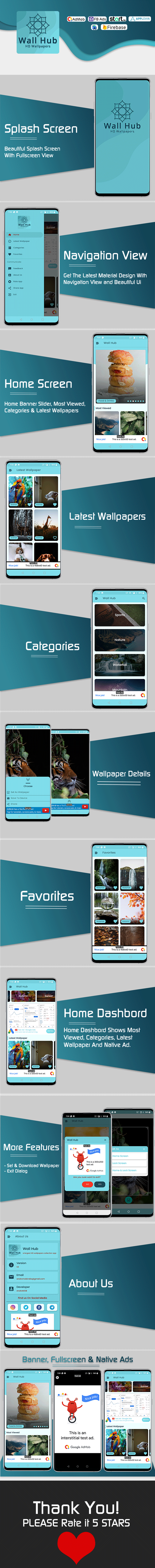 Wall Hub - Android Wallpapers App - 1