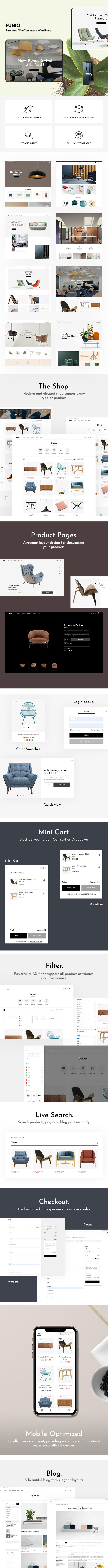 Funio – Furniture WooCommerce WordPress Theme - 1
