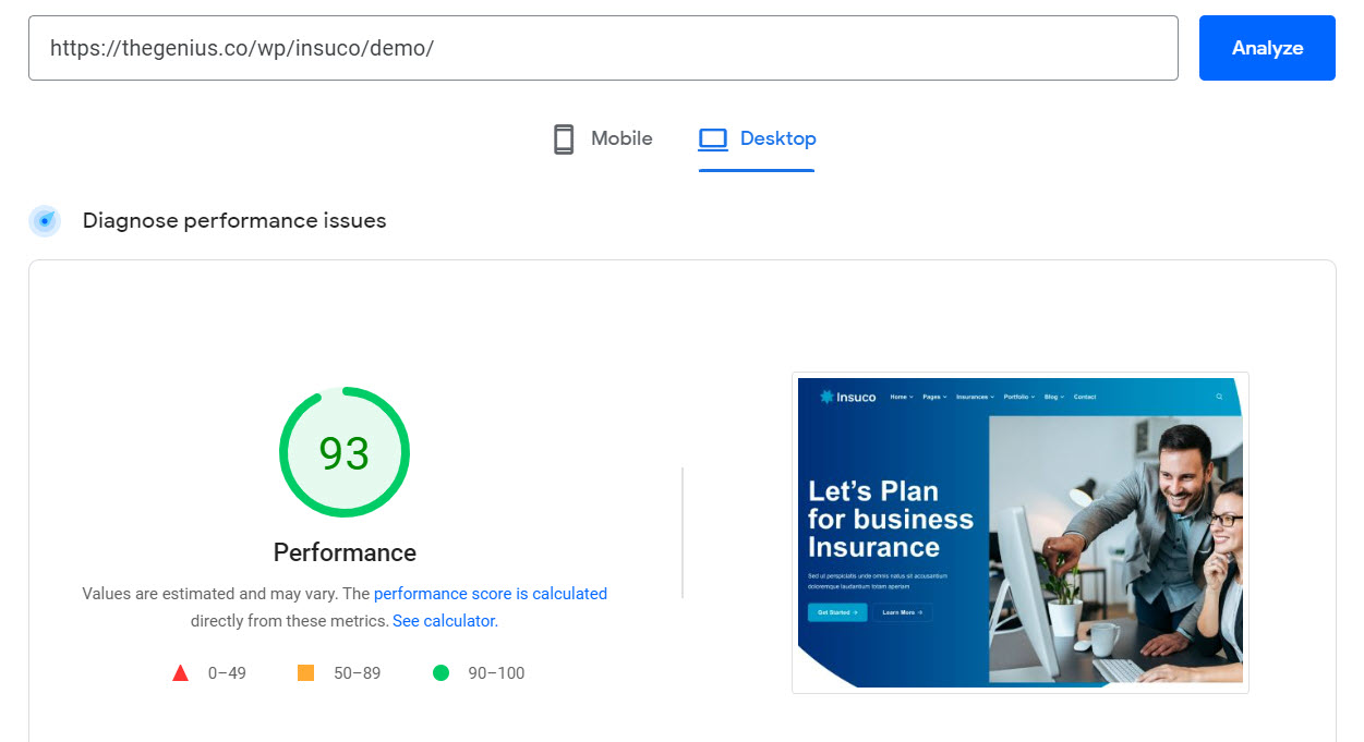 Insurance Company WordPress Theme