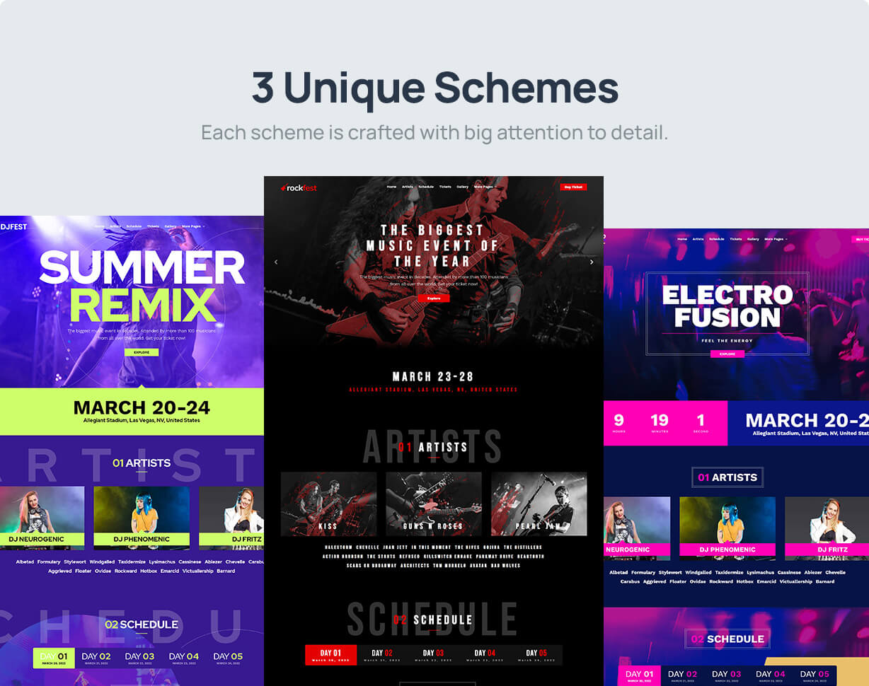 Festival website discount