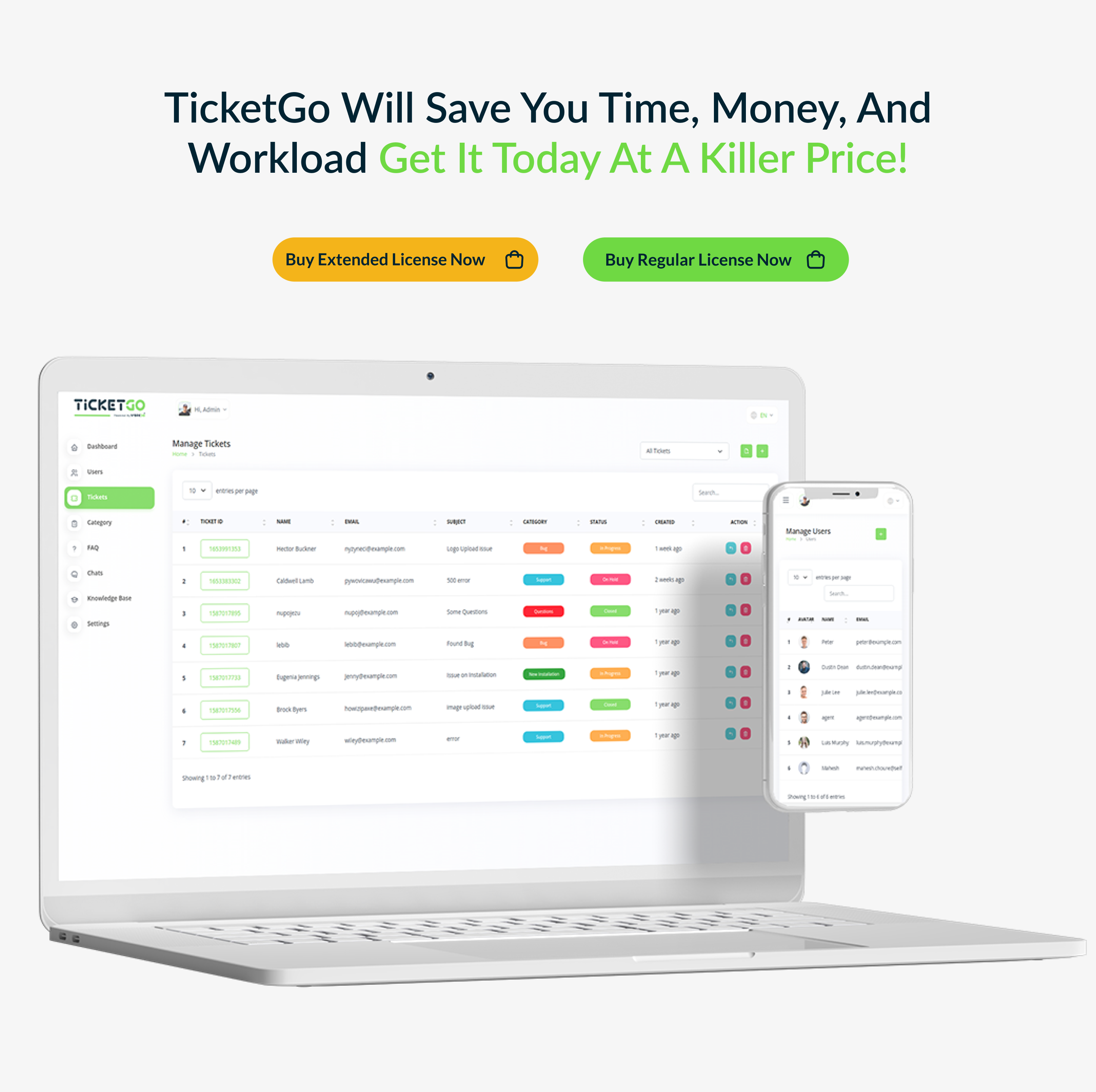 TicketGo - Support Ticket System - 7