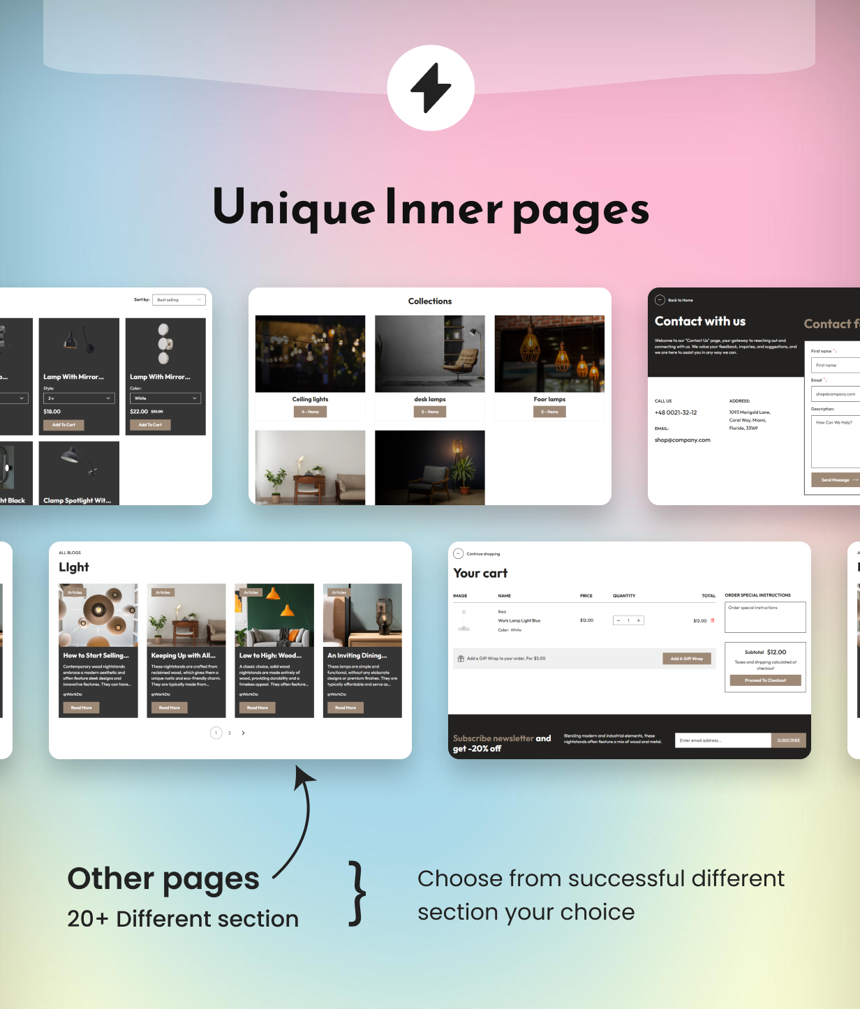 Light Source - Interior Lights Responsive Shopify OS 2.0 - 13