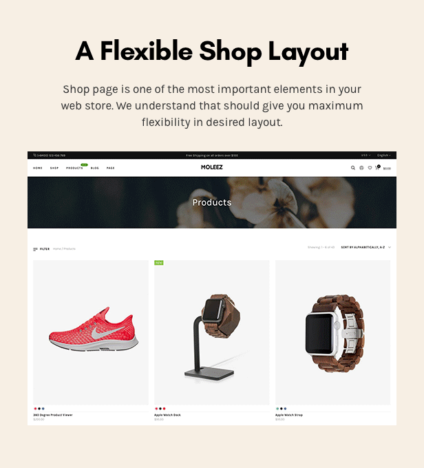 Moleez - Minimalist WordPress Theme for WooCommerce - 18