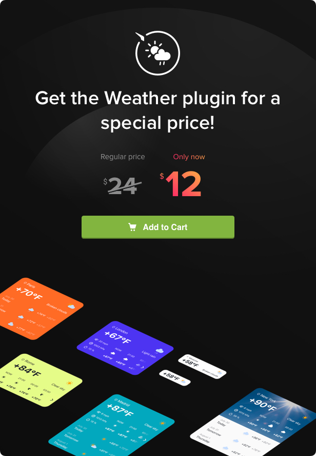 Weather Forecast - WordPress Weather Plugin - 5