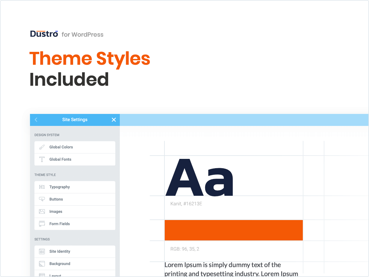 Theme Styles Included