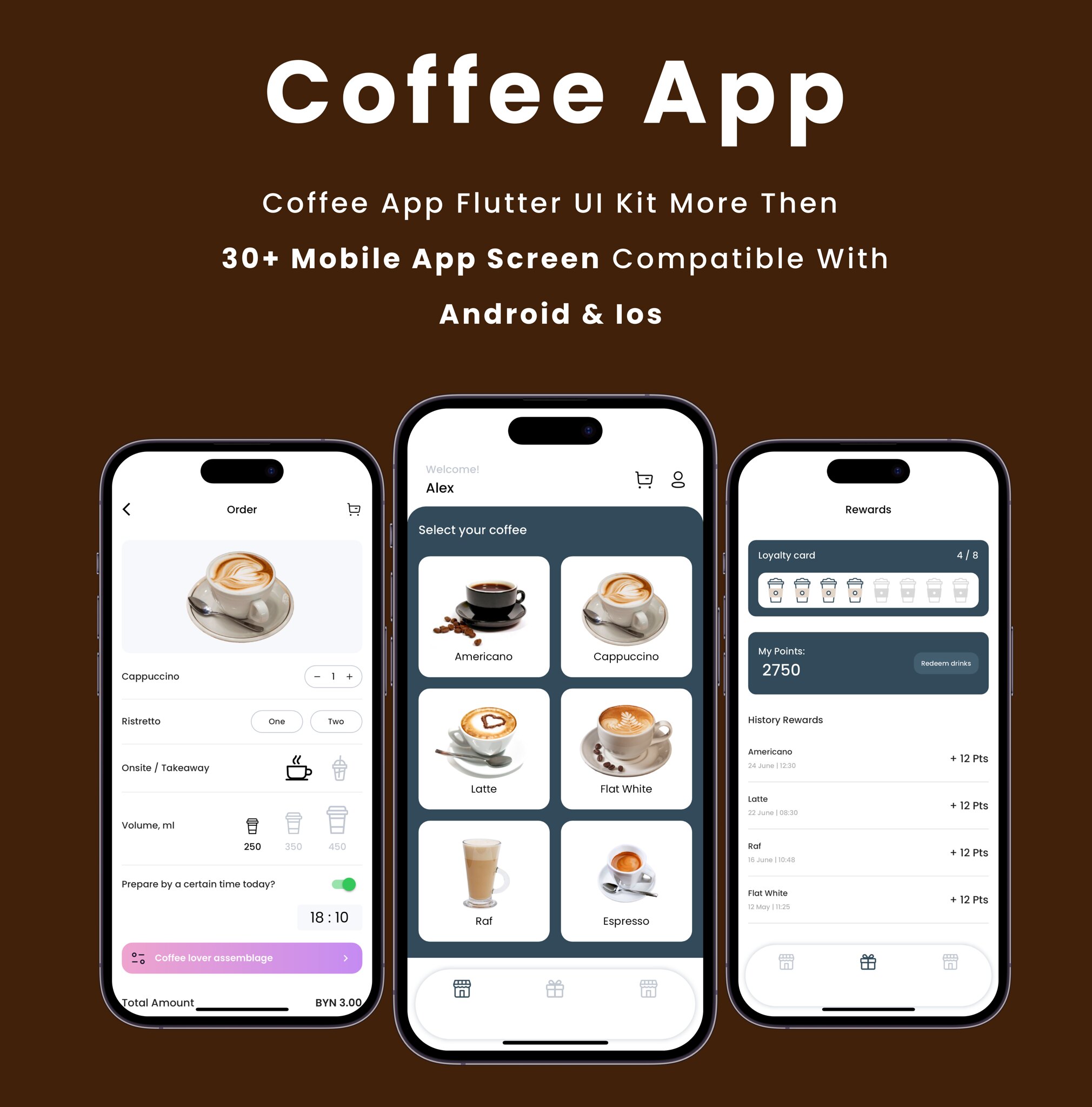 Coffee App - Flutter Mobile App Template