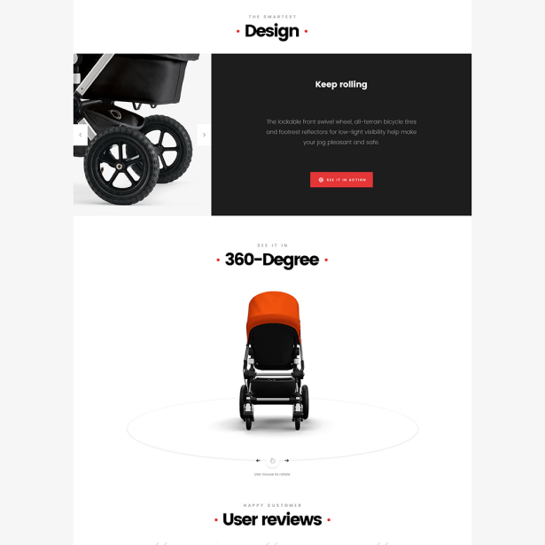 Strollik - Single Product WooCommerce WordPress Theme - 360 Preview