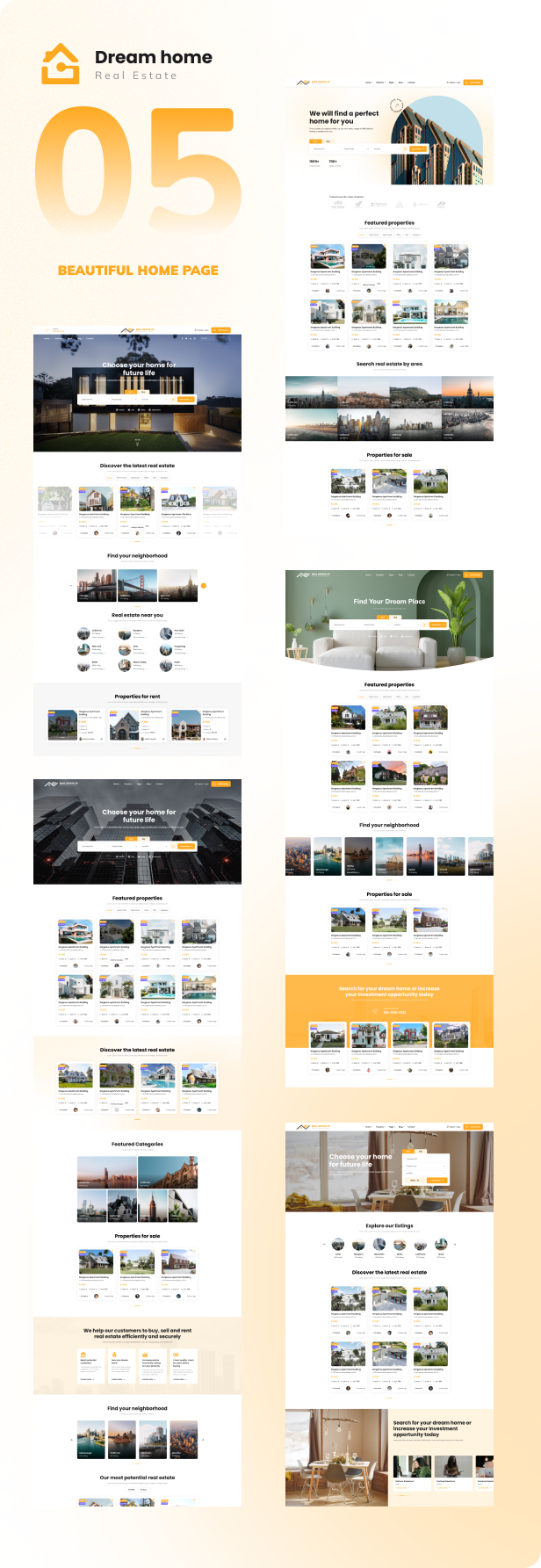 DreamHome - Real Estate Figma Template - 2