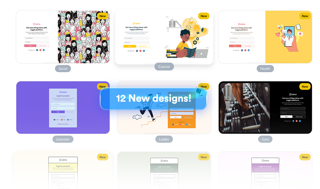 Iofrm - Login and Register Form Templates - 3