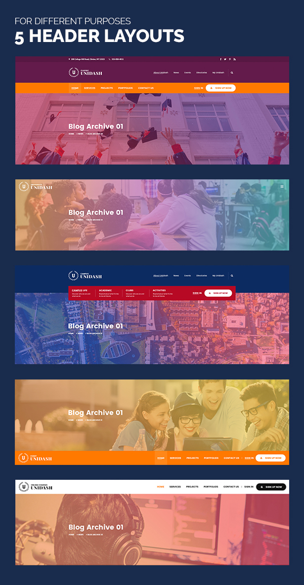Unidash - WordPress Theme for University and Online Education - 16