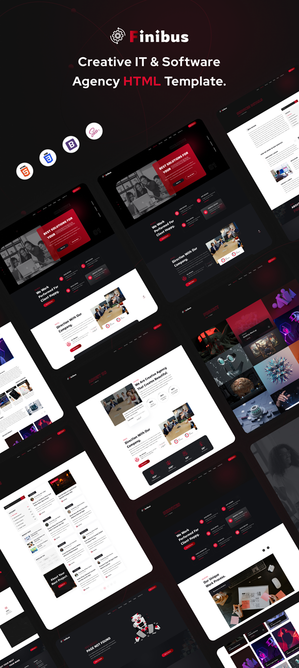 Finibus Website Template