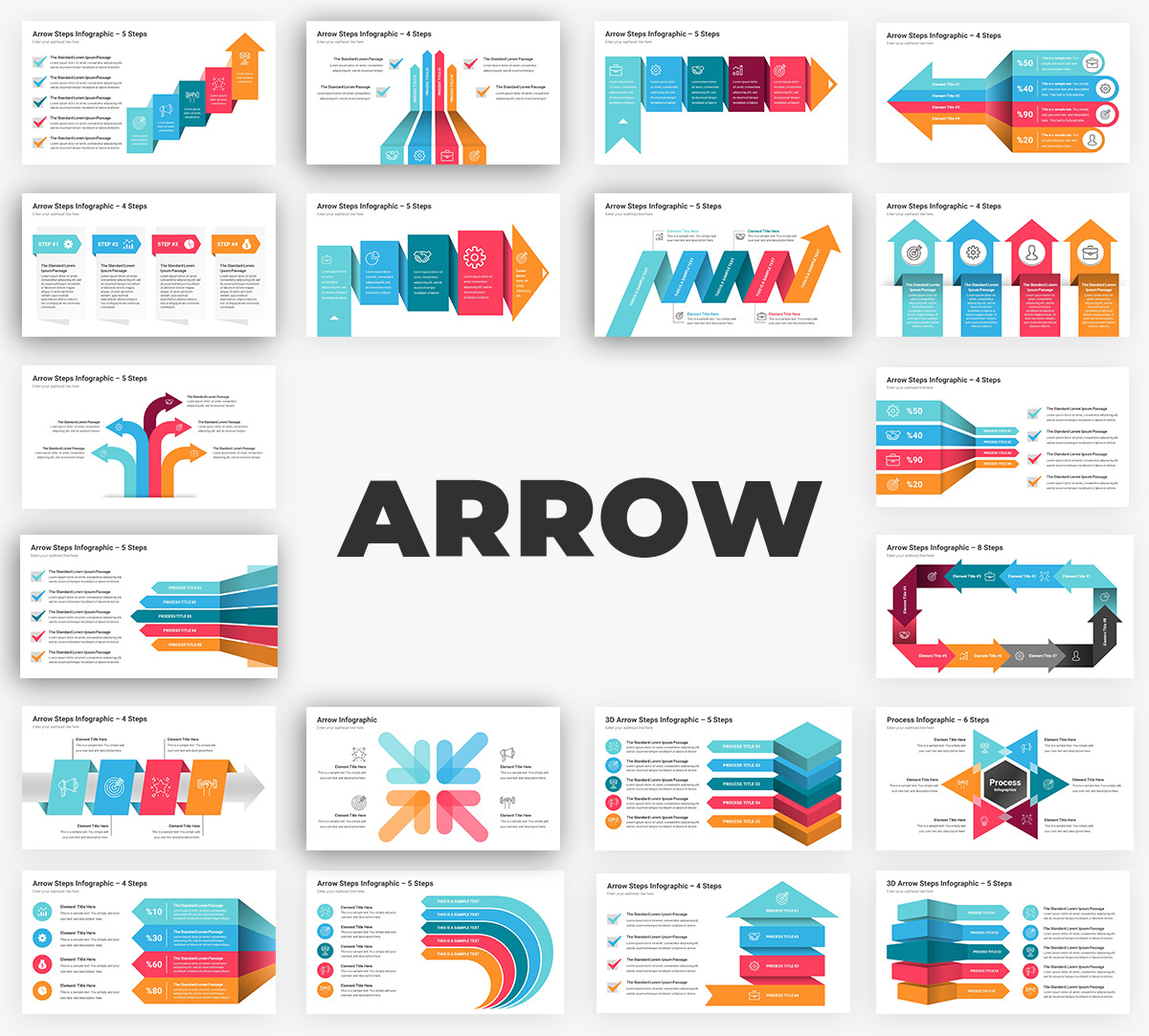 Infographics Complete Bundle PowerPoint Templates - 51