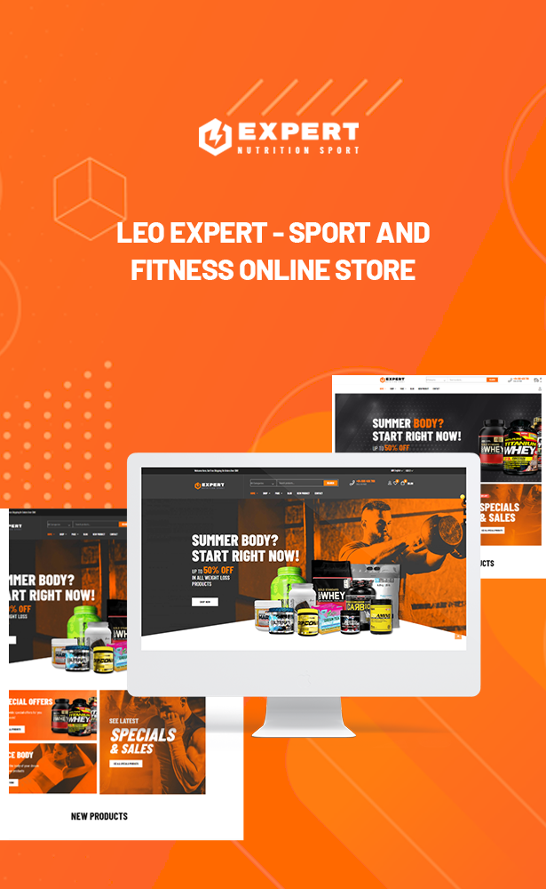 Leo Expert - Sport And Fitness Online Store Prestashop Theme