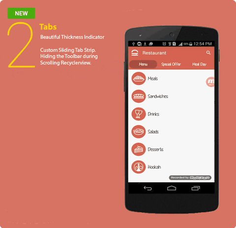 android tabs