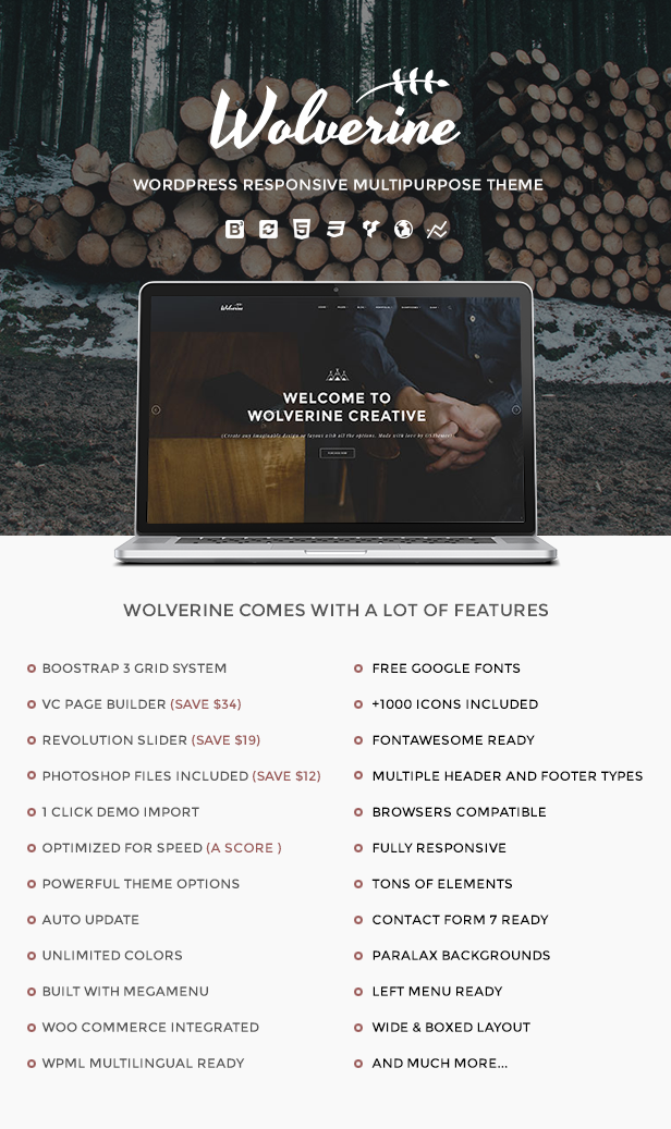 Wolverine - Responsive Multi-Purpose Theme - 9