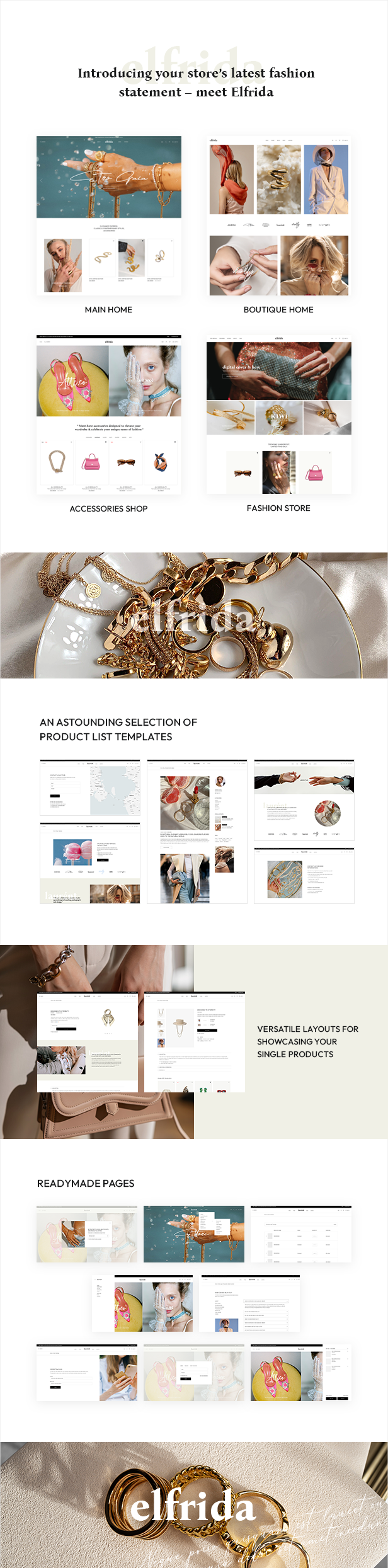 Elfrida - Fashion & Jewelry WooCommerce WordPress Theme - 1